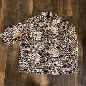 Maggie Barnes Plus Blouse With attached Camisole